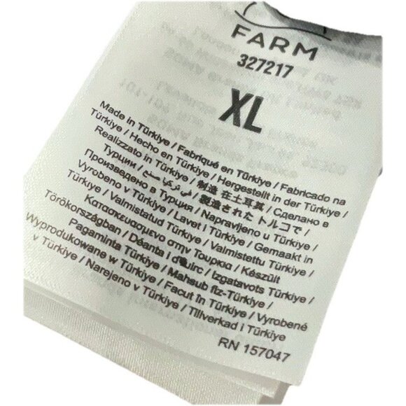 Farm Rio Sand Stripes Fringes Knit Cardigan Sz XL Button Up Boho Knitted NWT - Picture 9 of 9